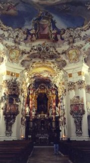 Inside the Wieskirche