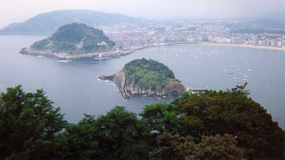 La concha beach of San Sebastian