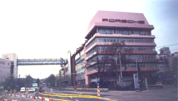 The Porsche factory in Zuffenhausen