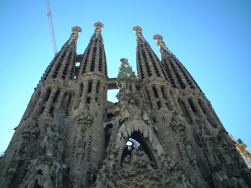 Front of the Sagrada Familia