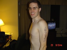 Body marked and ready to race