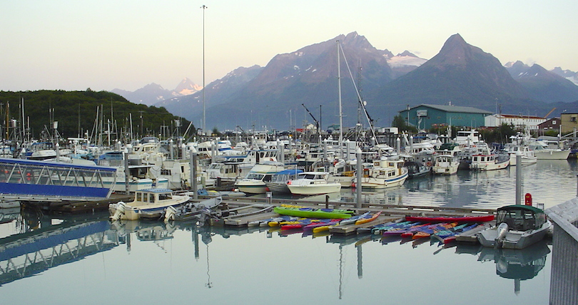 The harbor in Valdez