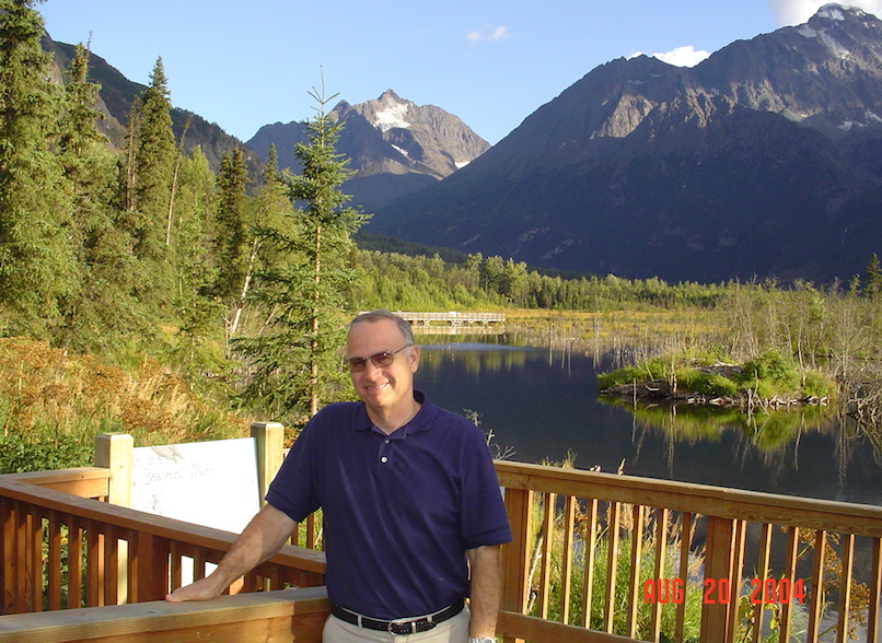 Dad at Eagle River Recreation Area
