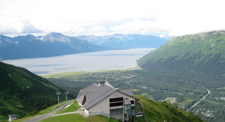 View from the top of Alyeska Resort