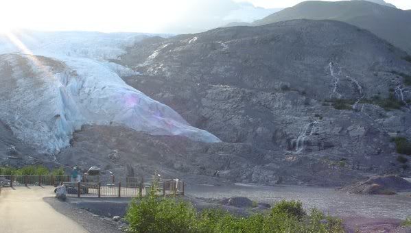 One of many glaciers on the Kenai peninsula