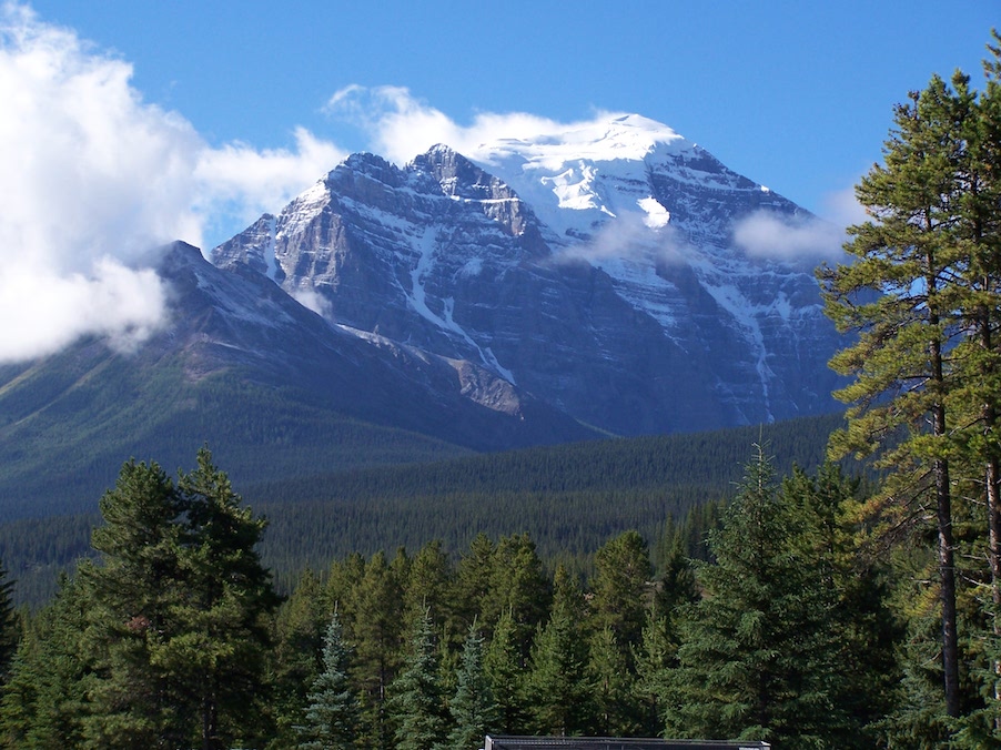 Heading into Banff National Park