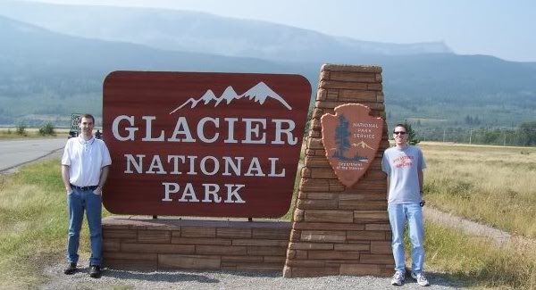 Obligatory photo entering another national park.