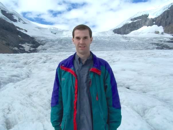 Jeff on the Athabasca Glacier 