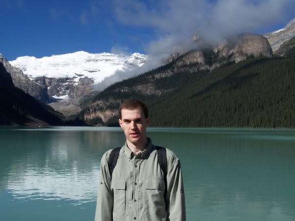 Jeff at Maligne Lake