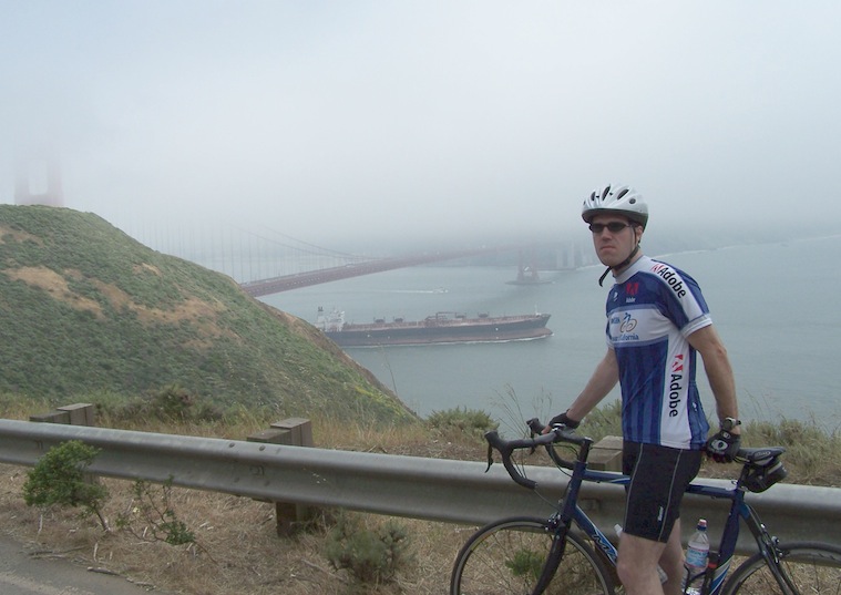 Battery Spencer lookout in the fog