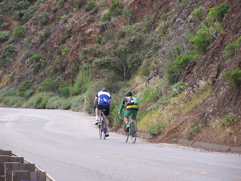 Climbing the Marin Headlands