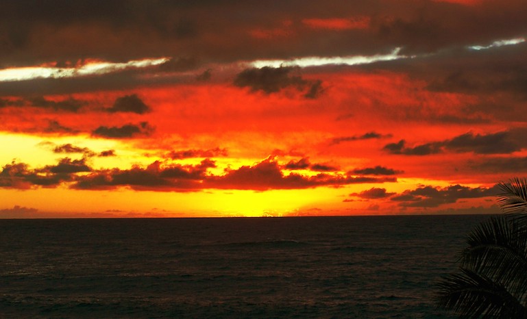 Sunset at the Hana Maui
