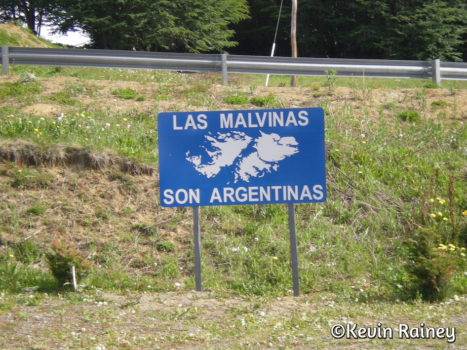 The constant reminder that the Malvinas (Fauklands) belong to Argentina
