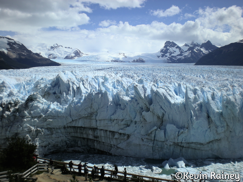 The massive Perito Moreno face