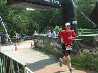 Transition from bike to run