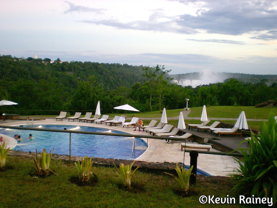 Iguazú Falls from the Sheraton pool deck on the Argentine side