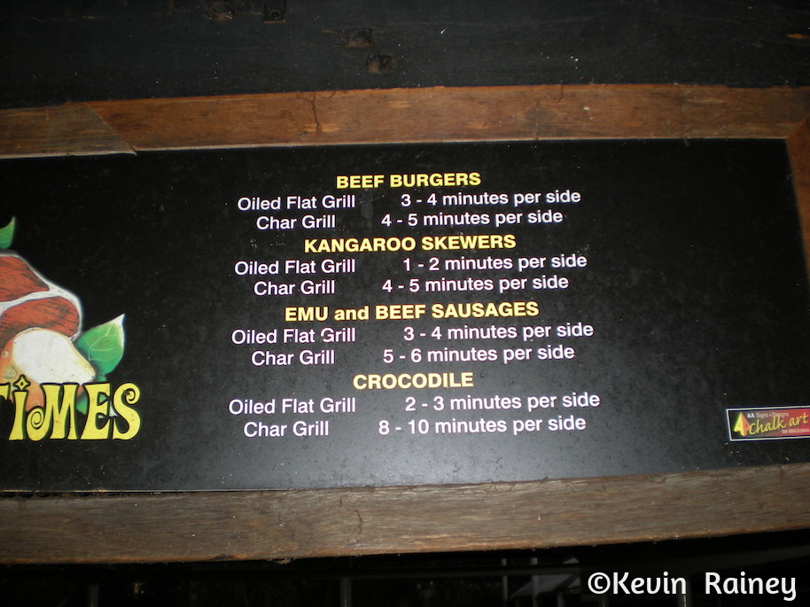 Grilling on the barbie