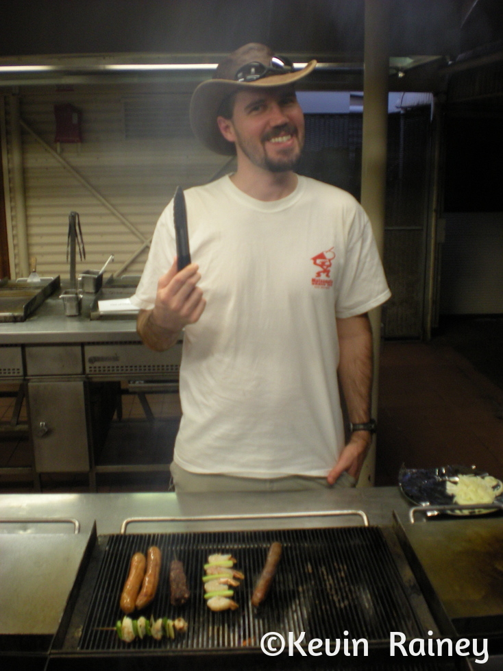 Cooking on the barbie