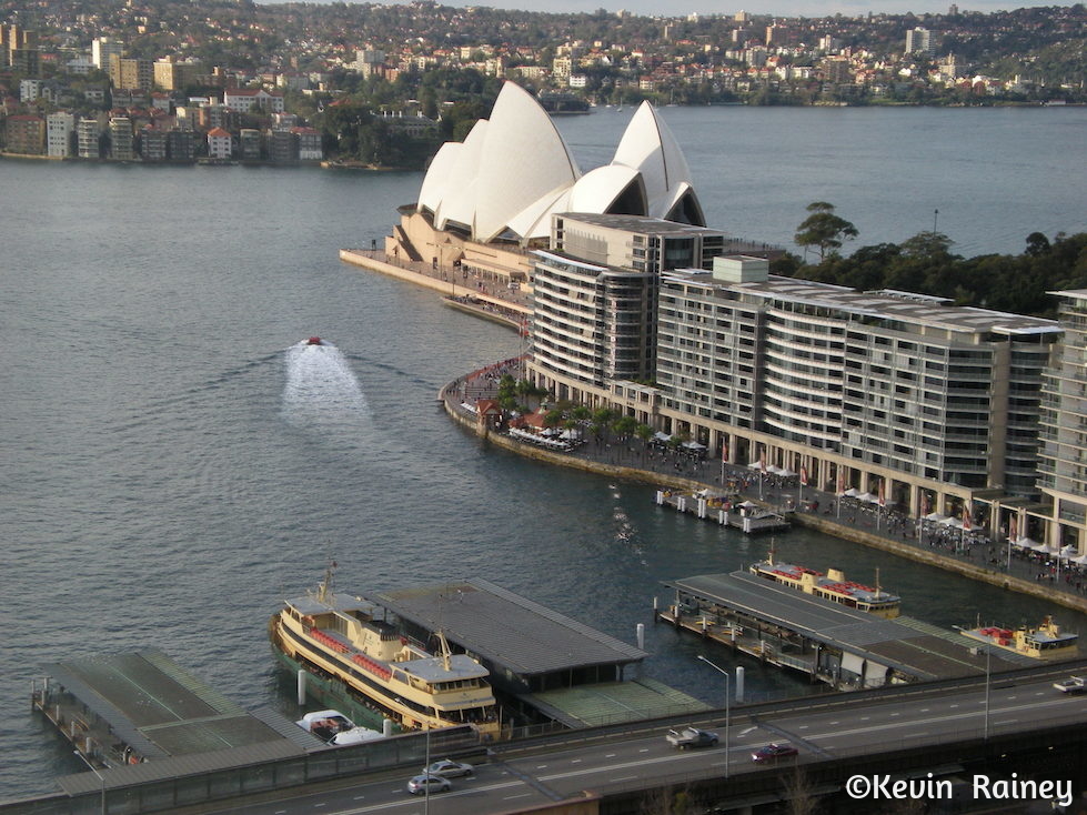 The Sydney Opera House from our hotel room