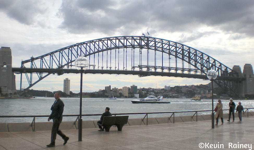 The iconic Sydney Harbour Bridge