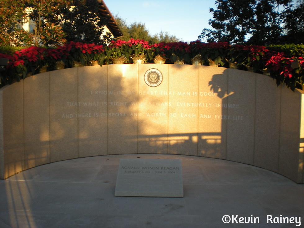 President Reagan's grave