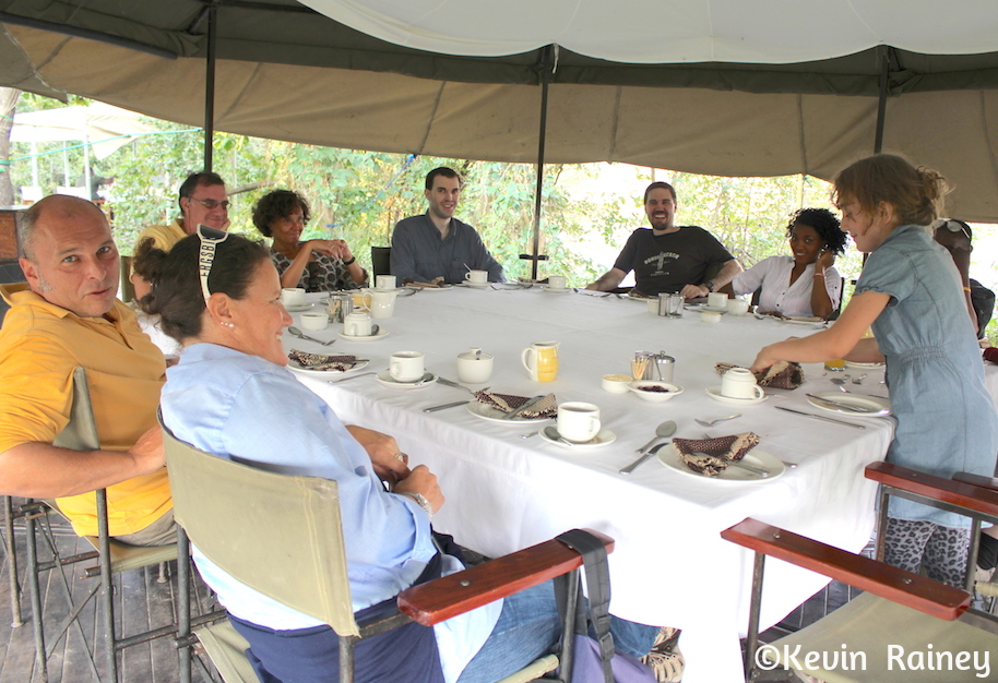 High tea on LIvingstone Island