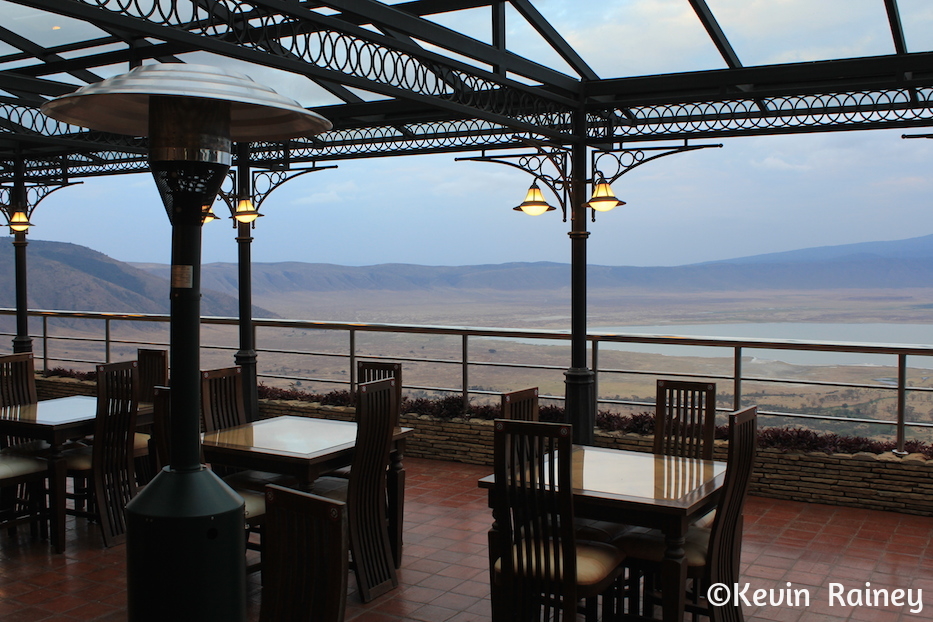 Our lodge overlooking Ngorongoro