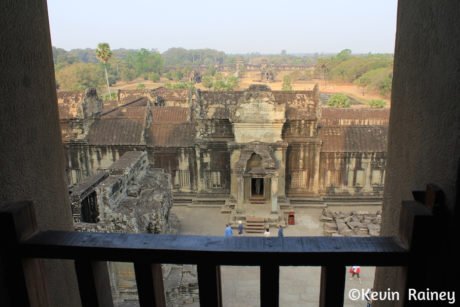 View from inside Angkor Wat