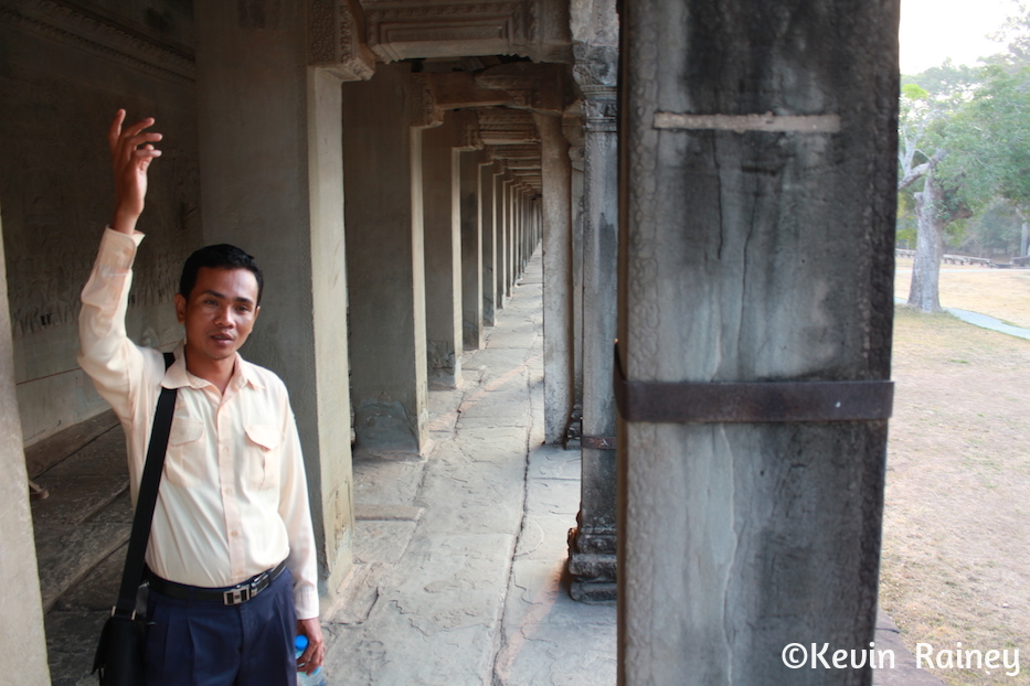 Richard explains the restoration