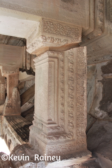 The supports repaired by French archaeologists