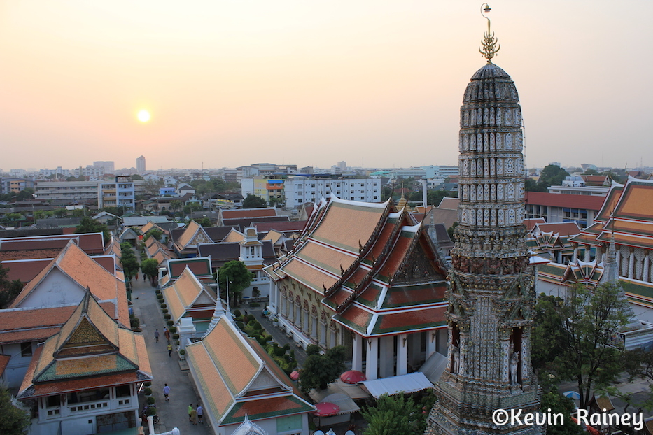 Sunset from Wat Arun