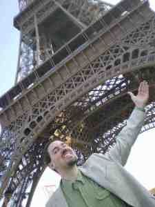 Obligatory shot with the Eiffel Tower