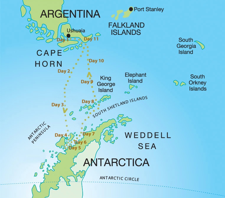 The long trip across the Drake Passage and back