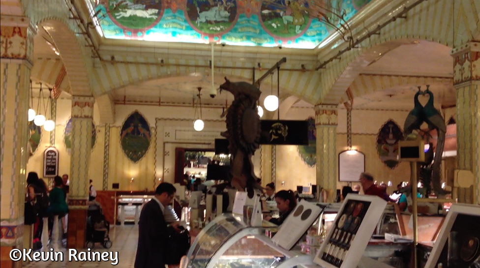 The Harrods food galleries