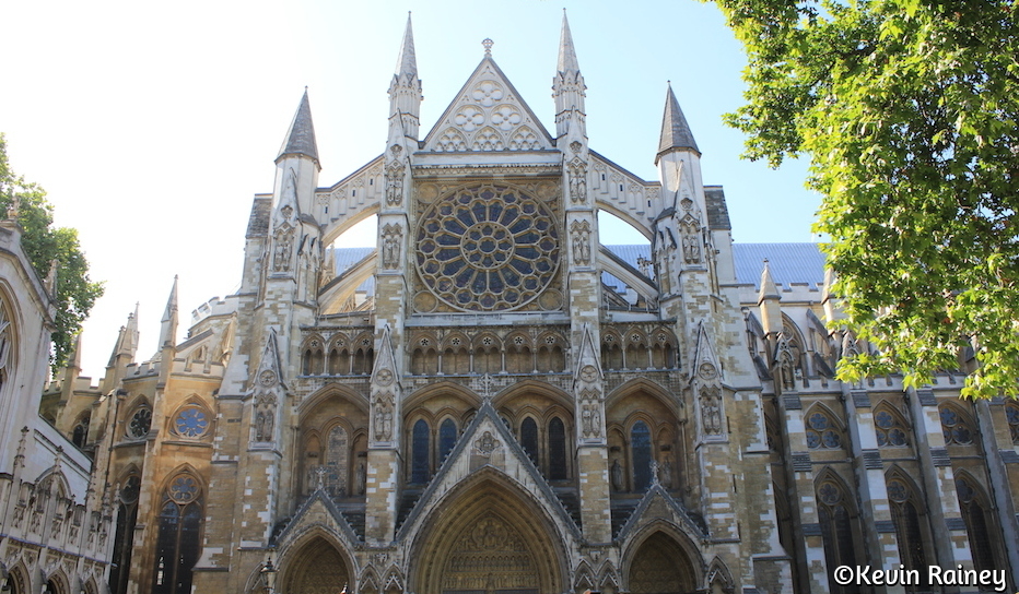 Entering Westminster Abbey