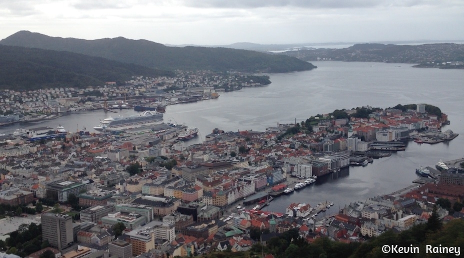 View atop Mount Fløien