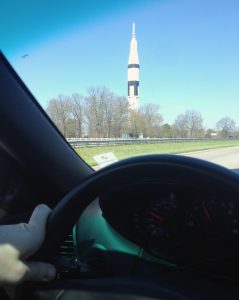 Apollo rocket in north Alabama