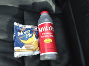 Pit stop in Dixie: Moon pie and Milo's sweet tea